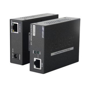kit transmisor y receptor poe de largo alcance sobre utp a 2 hilos, hasta 500 m
