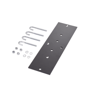 kit de conexión a rack, para escalerillas de 12 y 6 in de ancho, de acero, color negro