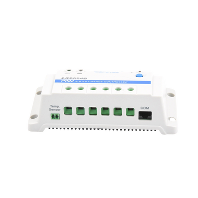 controlador solar de carga y descarga pwm 12/24v 20a, parámetros configurables controlador solar de carga y descarga pwm 12/24v 20a, parámetros configurables