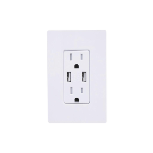 tomacorriente con usb duplex 15a