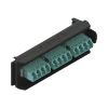 placa acopladora lightverse, 6 conectores dúplex lc/upc, acepta hasta 12 fibras multimodo om3 y om4 (no shuttered)