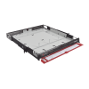 distribuidor de fibra Óptica de alta densidad ligthverse *pro* para rack de 19in, acepta 4 placas plug and play, hasta 96 fibras, 1 ur