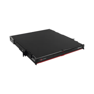distribuidor de fibra Óptica de alta densidad ligthverse *pro* para rack de 19in, acepta 4 placas plug and play, hasta 96 fibras, 1 ur