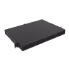 distribuidor de fibra Óptica de alta densidad ligthverse *core* para rack de 19in, acepta 4 placas plug and play, hasta 96 fibras, 1 ur