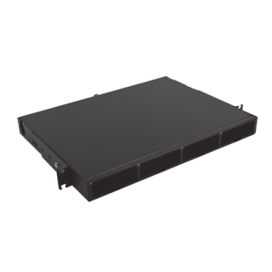 distribuidor de fibra Óptica de alta densidad ligthverse *core* para rack de 19in, acepta 4 placas plug and play, hasta 96 fibras, 1 ur