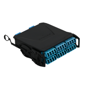 módulo plug & play lightverse, hasta 24 fibras, base 12 hembra, "shuttered" lc/upc para fibra monomodo, std loss