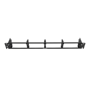 fiber, panel, lightverse combo, rack mount, 1u, fixed access, empty, 4 openings, black, shielded flat without wire manager