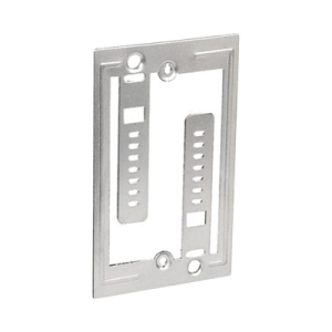 soporte de baja tensión galvanizado, para una placa de pared, instalación con tornillo, paquete de 100 piezas