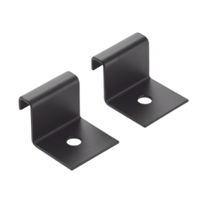 kit de soporte vertical a pared, para charola tipo escalerilla, de acero, color negro