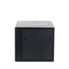 gabinete linkedpro de montaje en pared, de 19in, puerta perforada, 6 ur, 340 mm de profundidad, color negro