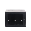 gabinete linkedpro de montaje en pared, de 19in, puerta perforada, 6 ur, 340 mm de profundidad, color negro