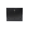 gabinete de montaje en pared, con puerta de cristal, de 19in, 6ur, color negro