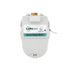 flujometro de agua lorawan® para tuberia de 1/2 pulgada con valvula de corte de flujo