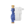 flujometro de agua lorawan® para tuberia de 3/4 pulgada con valvula de corte de flujo