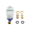 flujometro de agua lorawan® para tuberia de 1 pulgada con valvula de corte de fujo