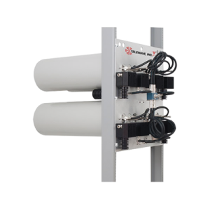combinador en panel para rack 19", 148 174 mhz, 5 canales (8"diam.) 125 khz sep. 115 watt, n hembras.