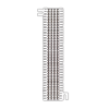 bloque de conexión s66, capacidad de 50 pares, cat5e, para cable sólido 22 a 26 awg