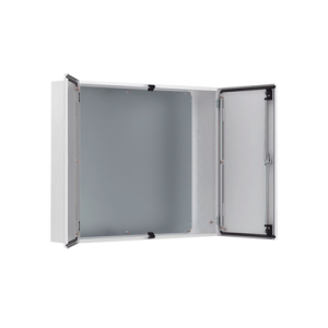 gabinete de doble puerta, 800 x 1200 x 300 mm, de acero dulce. protección nema 12, ip55, ik10
