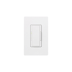 atenuador (dimmer) maestro 600w baja tensión, multilocación, sinlge pole, color blanco.