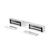 chapa magnética de 1200 lbs /para puertas dobles/ interior/ led / sensor bloqueo