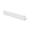 chapa magnética doble para aplicación en puertas de doble hoja. 1200 lbs(x 2). led