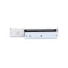 chapa magnética 600lb con buzzer de alarma de puerta abierta / led indicador de estado / sensor de estado de placa/ libre de magnetismo residual