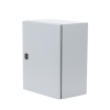 gabinete de uso exterior nema 4/12; ip66; ik10, 500 x 400 x 260 mm, de acero, color gris claro