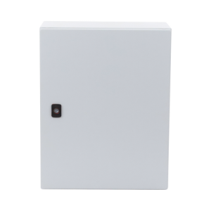 gabinete de uso exterior nema 4/12; ip66; ik10, 500 x 400 x 260 mm, de acero, color gris claro