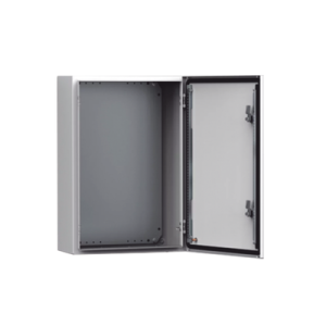gabinete de uso exterior nema 4/12/13; ip66; ik10, 600 x 600 x 400 mm, de acero, color gris claro