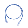 patch cord mc6 modular cat5e utp, cm/ls0h, 10ft, color azul, versión bulk (sin empaque individual)