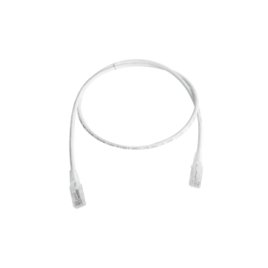 patch cord mc6 modular cat6 utp, cm/ls0h, 3ft, color blanco