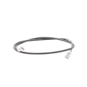 patch cord mc6 modular cat6 utp, cm/lsoh1, 3ft, color gris