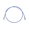 patch cord mc6 modular cat6 utp, cm/ls0h, 3ft, color azul, diámetro reducido (28awg)