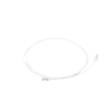 patch cord mc6 modular cat6 utp, cm/ls0h, 5ft, color blanco, diámetro reducido (28awg)