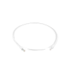 patch cord mc6 modular cat6 utp, cm/ls0h, 5ft, color blanco, diámetro reducido (28awg)
