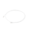 patch cord mc6 modular cat6 utp, cm/ls0h, 5ft, color blanco, diámetro reducido (28awg)