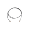 patch cord mc6 modular cat6 utp, cm/ls0h, 5ft, color gris