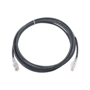 patch cord mc6 modular cat6 utp, cm/ls0h, 7ft, color negro