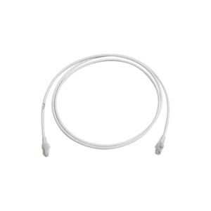patch cord mc6 modular cat6 utp, cm/ls0h, 7ft, color blanco