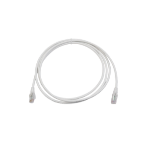 patch cord mc6 modular cat6 utp, cm/ls0h, 7ft, color blanco, versión bulk (sin empaque individual)