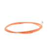 patch cord mc6 modular cat6 utp, cm/ls0h, 7ft, color naranja, diámetro reducido (28awg)