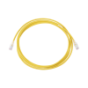 patch cord mc6 modular cat6 utp, cm/ls0h, 10ft, color amarillo