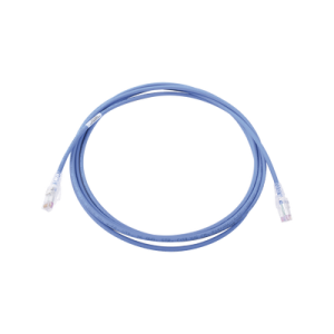 patch cord mc6 modular cat6 utp, cm/ls0h, 10ft, color azul, versión bulk (sin empaque individual)