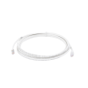patch cord mc6 modular cat6 utp, cm/ls0h, 15ft, color blanco