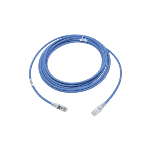 patch cord mc6 modular cat6 utp, cm/ls0h, 20ft, color azul, versión bulk (sin empaque individual)