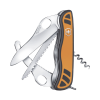 navaja victorinox grande hunter xt grip multiherramienta con cachas y 6 funciones. hojas para una mano.