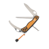 navaja victorinox grande hunter xt grip multiherramienta con cachas y 6 funciones. hojas para una mano.