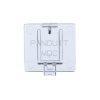 tapa anti polvo para módulos jacks rj45 tipo mini como o keystone de panduit, paquete de 100pz