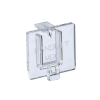 tapa anti polvo para módulos jacks rj45 tipo mini como o keystone de panduit, paquete de 100pz