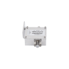 protector rf coaxial a 75 ohms +24vdc con conector f hembra de 300 mhz 2.5 ghz